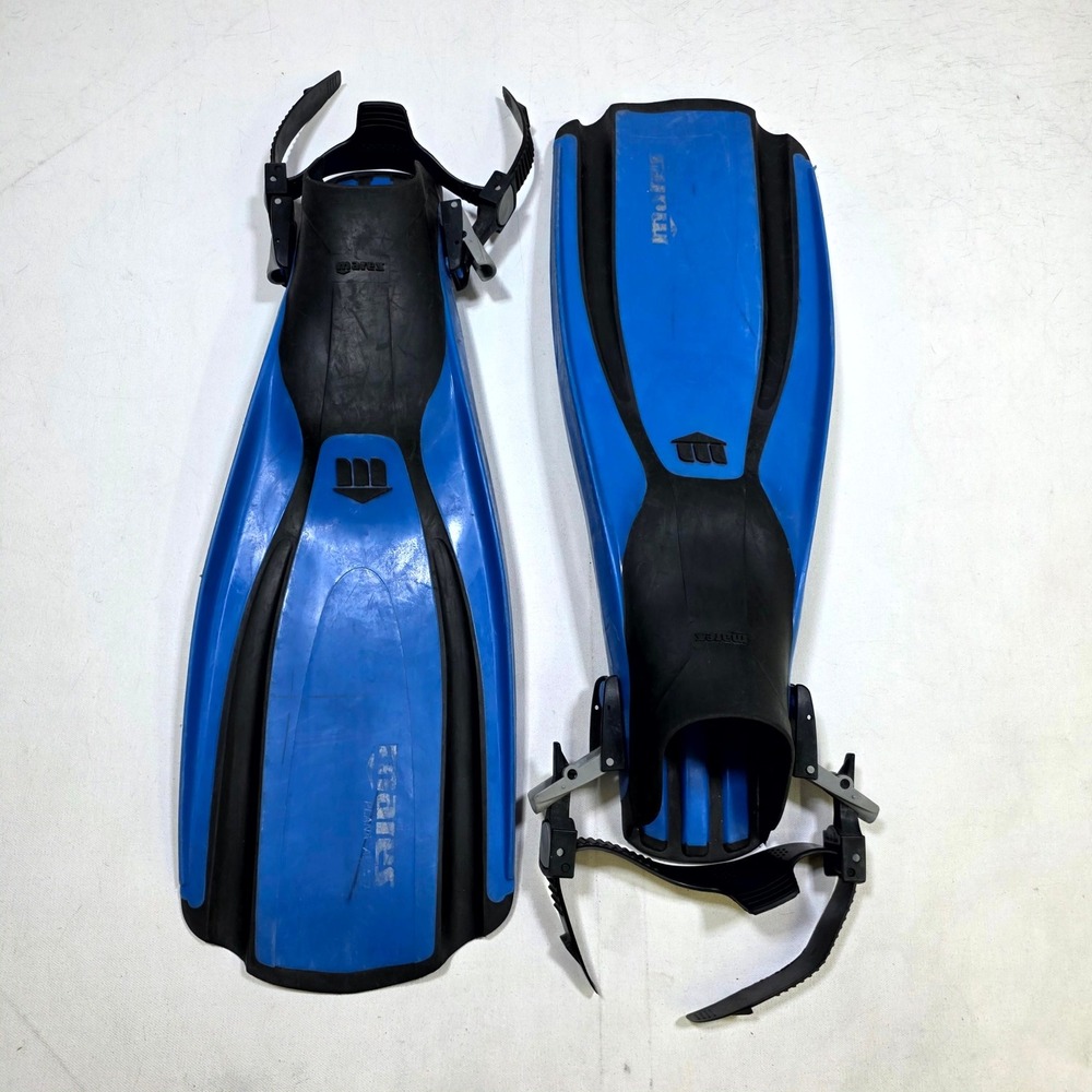 Mares Plana Avanti Scuba Diving Fins Regular Blue Black Open Heel Adjustable